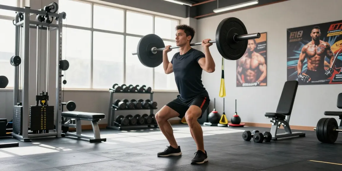 Deus Medical Produkte für Bodybuilder in einem modernen Fitnessstudio.