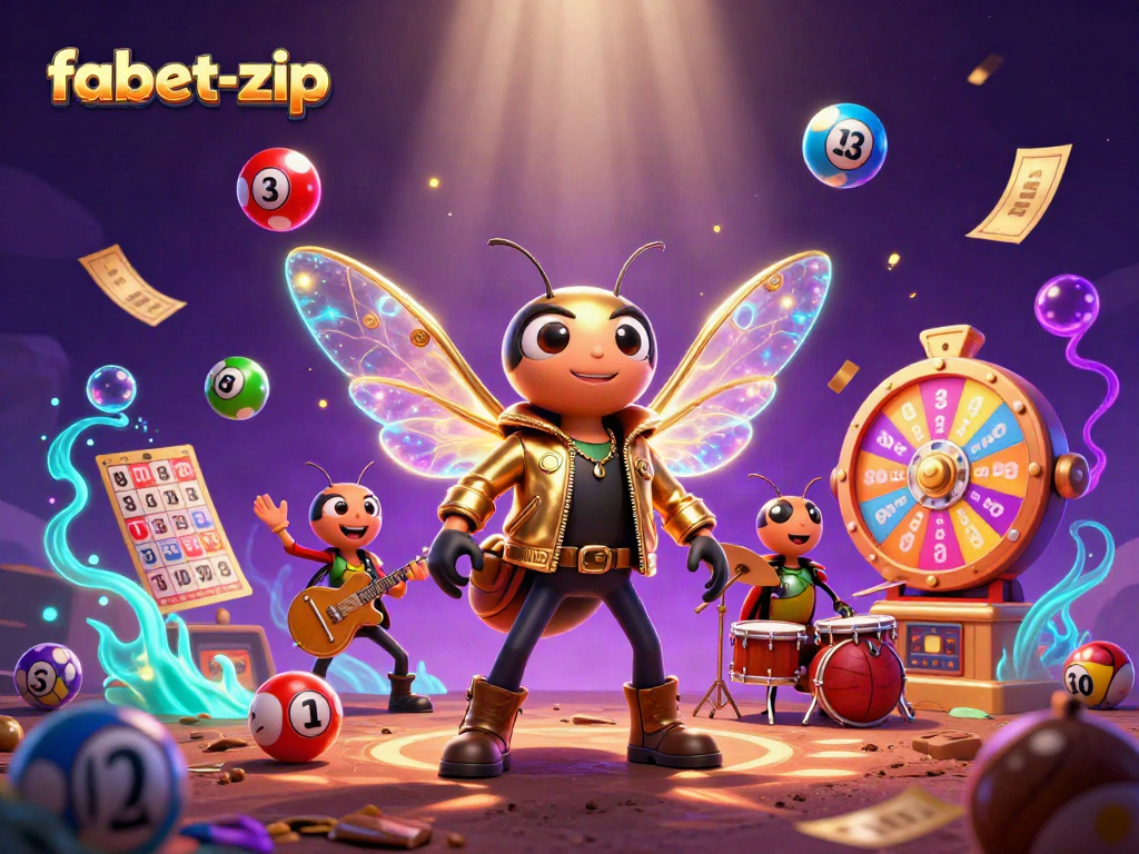 Engage in exciting gameplay at fabet-zip with vibrant lottery elements and a rock star atmosphere.