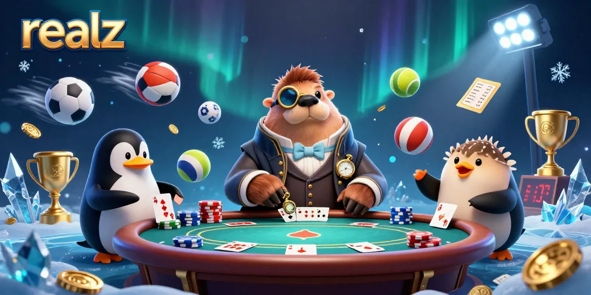 Experience thrilling poker at underwater casino with realz, featuring vibrant characters and dynamic gaming elements.