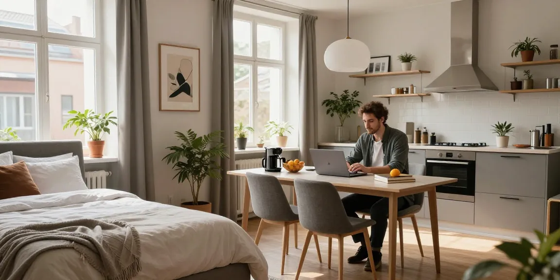 Monteurzimmer mieten Hannover: moderne Unterkunft mit Wohlfühl-Ambiente und Arbeitsbereich.