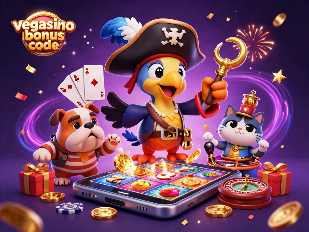 Experience the excitement of winning with the vegasino bonus code amidst a vibrant casino scene.