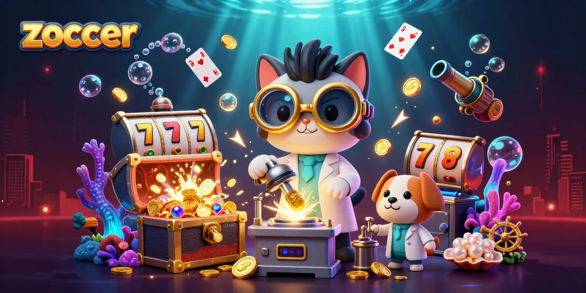 Zoccer transforms gambling with exciting slot reels, mad scientist characters, and golden treasures.