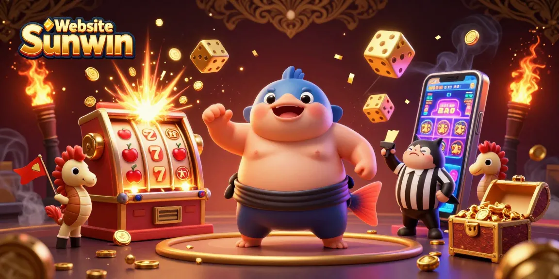 Engage with thrilling games at Website Sunwin, featuring a vibrant underwater casino arena.